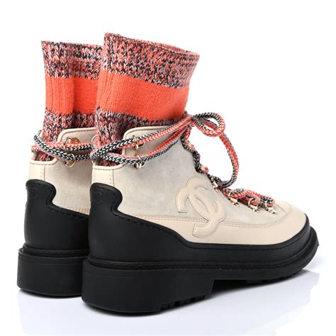 chanel moccasins women's|Chanel sock booties.